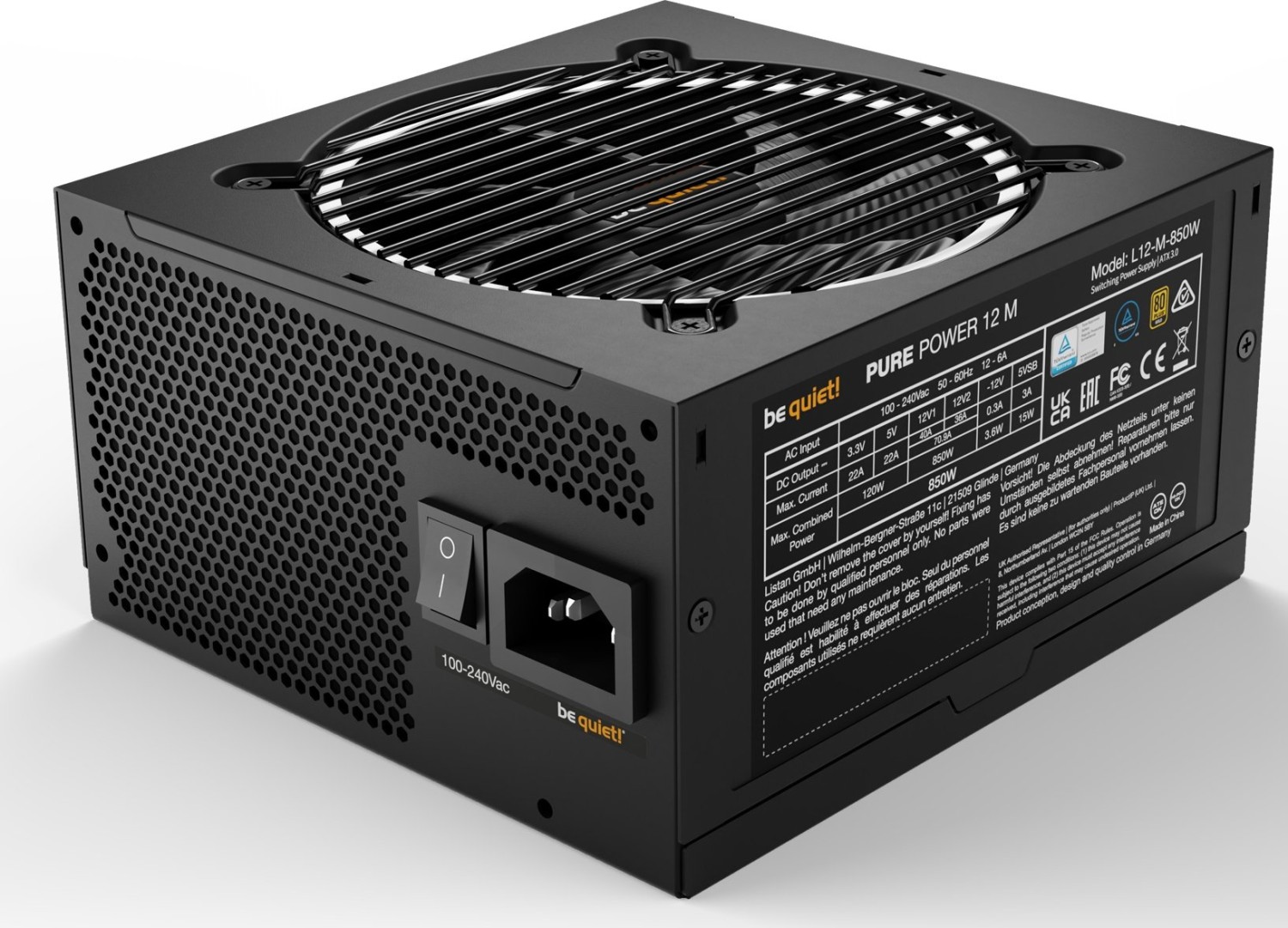 be quiet! Pure Power 12 850W