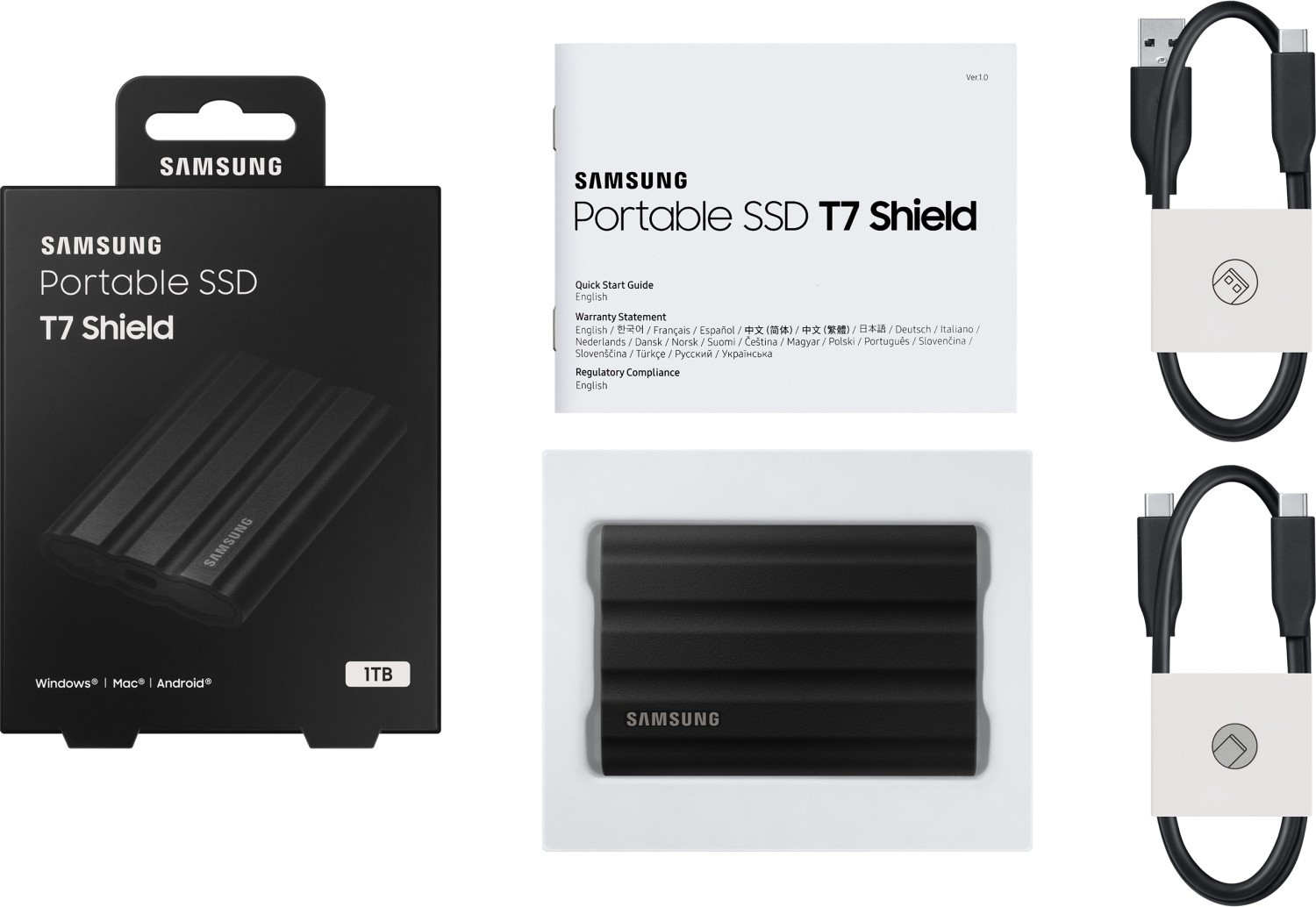 Samsung T7 Shield Portable 1TB