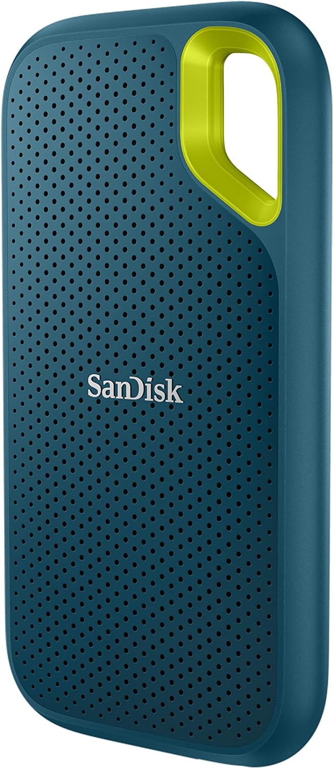 SanDisk Extreme Portable SSD V2, türkis, 2TB, USB-C 3.1