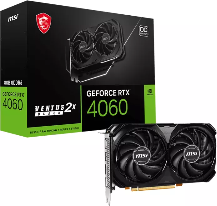 MSI RTX4060 Ventus 2X Black 8GB