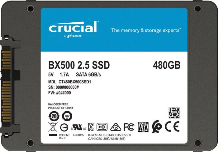 Crucial BX500 480GB