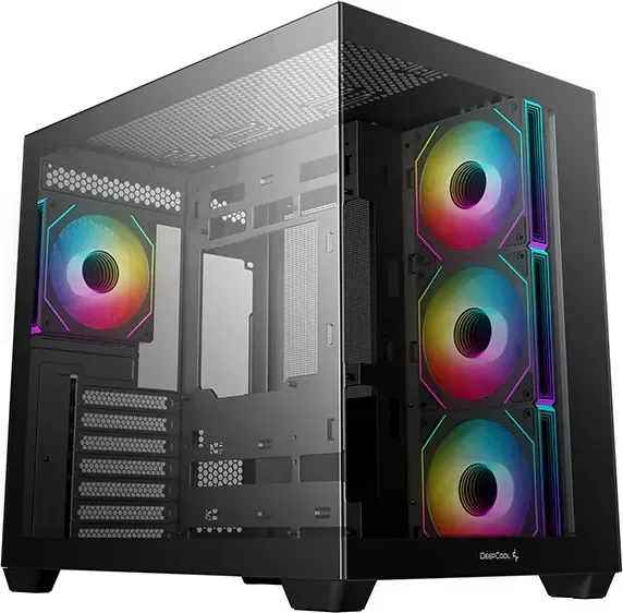 DeepCool CG530 4F, schwarz, Glasfenster