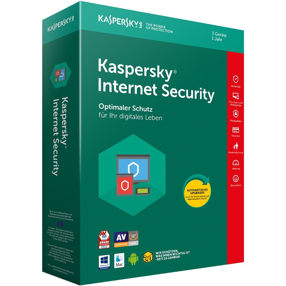 Kaspersky Internet Security für 1 Geräte 
